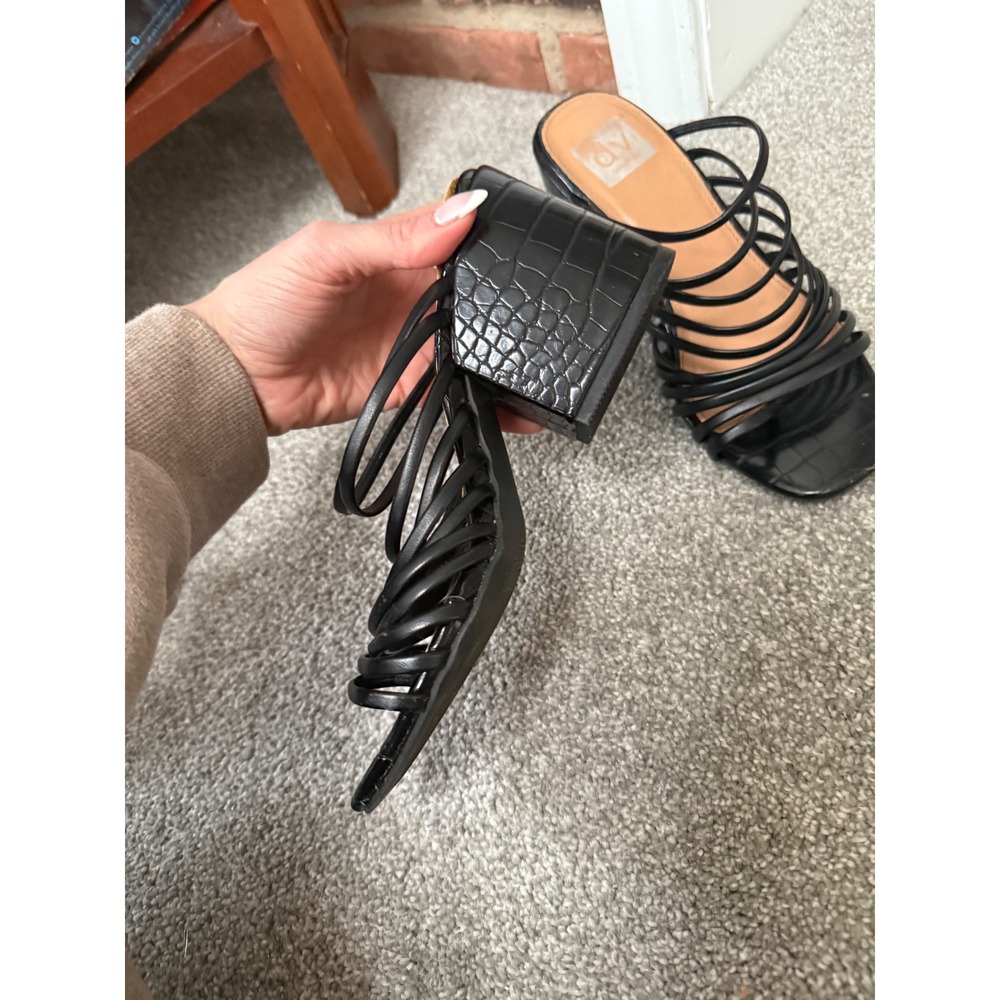 Dolce‎ Vita Strappy summer block heels size 7-7.5 - Picture 3 of 5